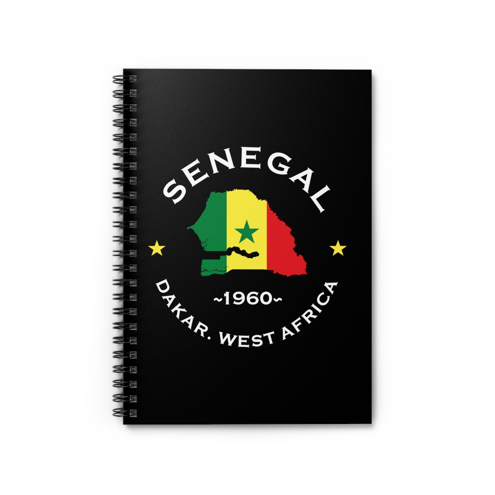 Senegalese Spiral Notebook